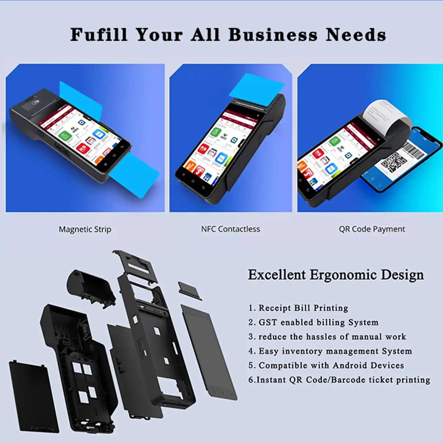 Z90 EMV PCI Credit Card Payment POS