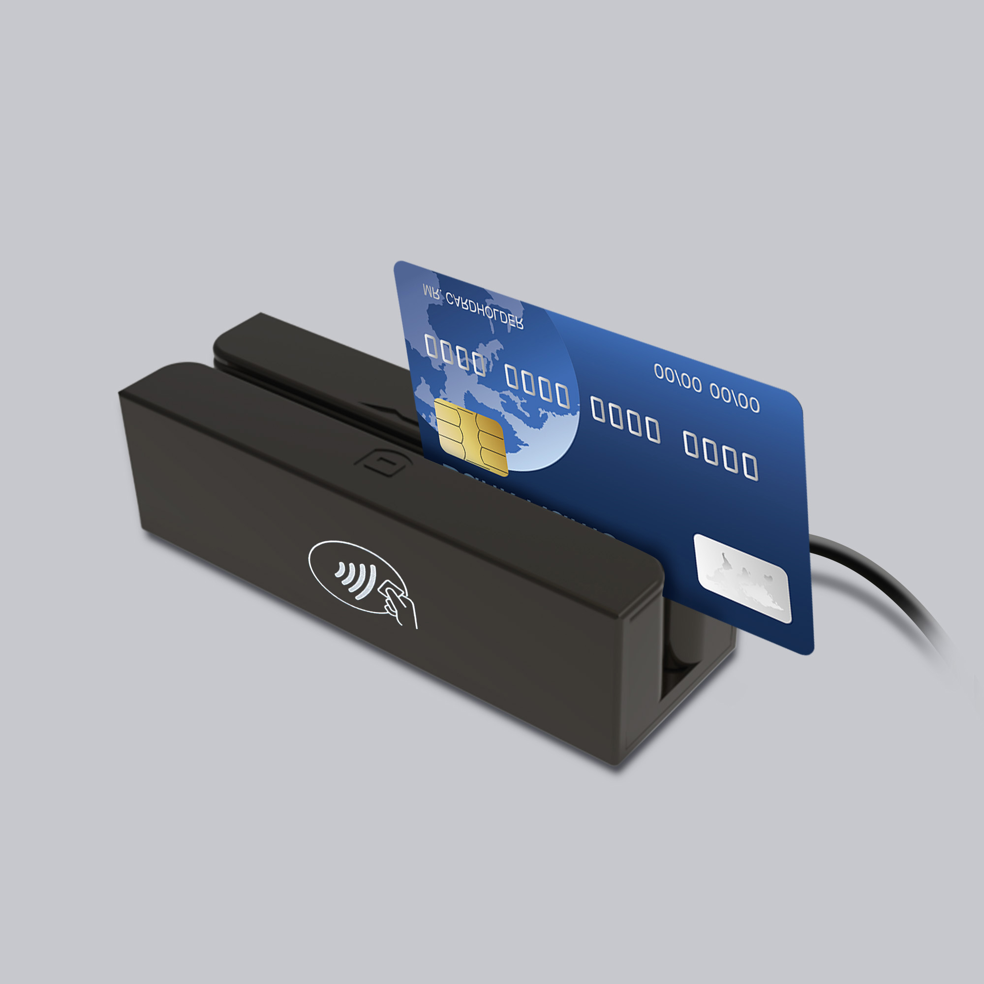 ZCS100-RF 2 in 1 Magnetic Stripe Card Reader