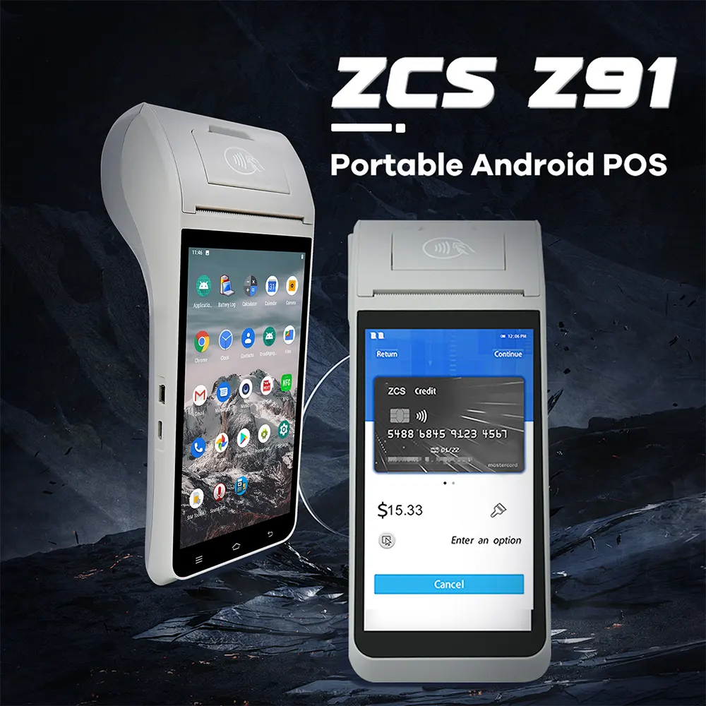 Z91 NFC Barcode Printer Android POS