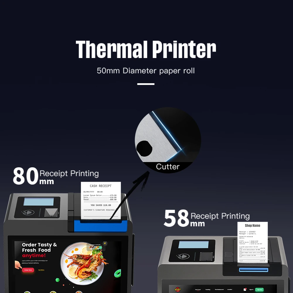 Z100 58mm Restaurant Desktop POS