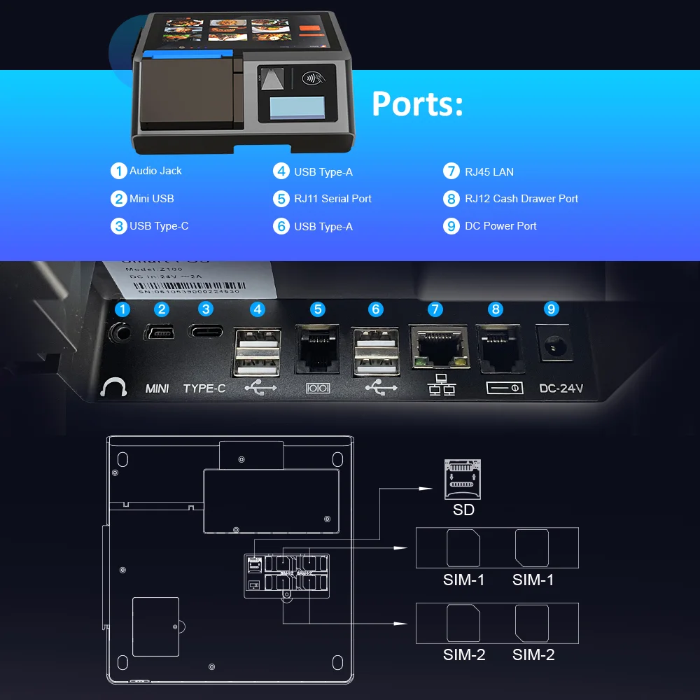 nfc andriod tablet pos