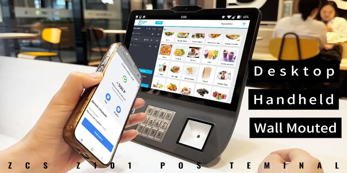 Z101 Wall Mounted Desktop Handheld Tablet POS Terminal