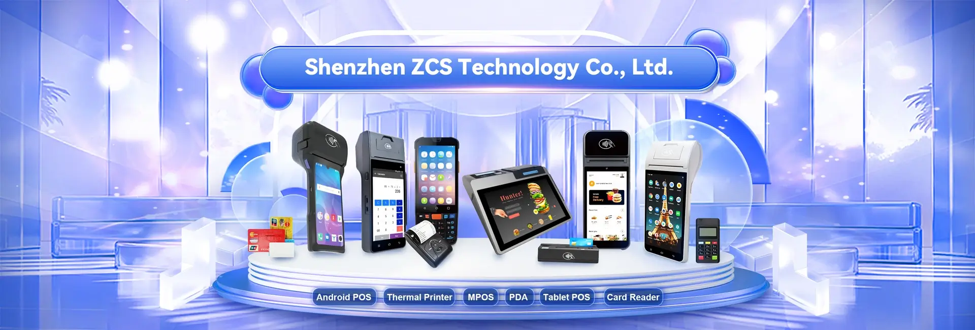 POS Terminal Desktop POS MPOS Bluetooth Printer Card Reader