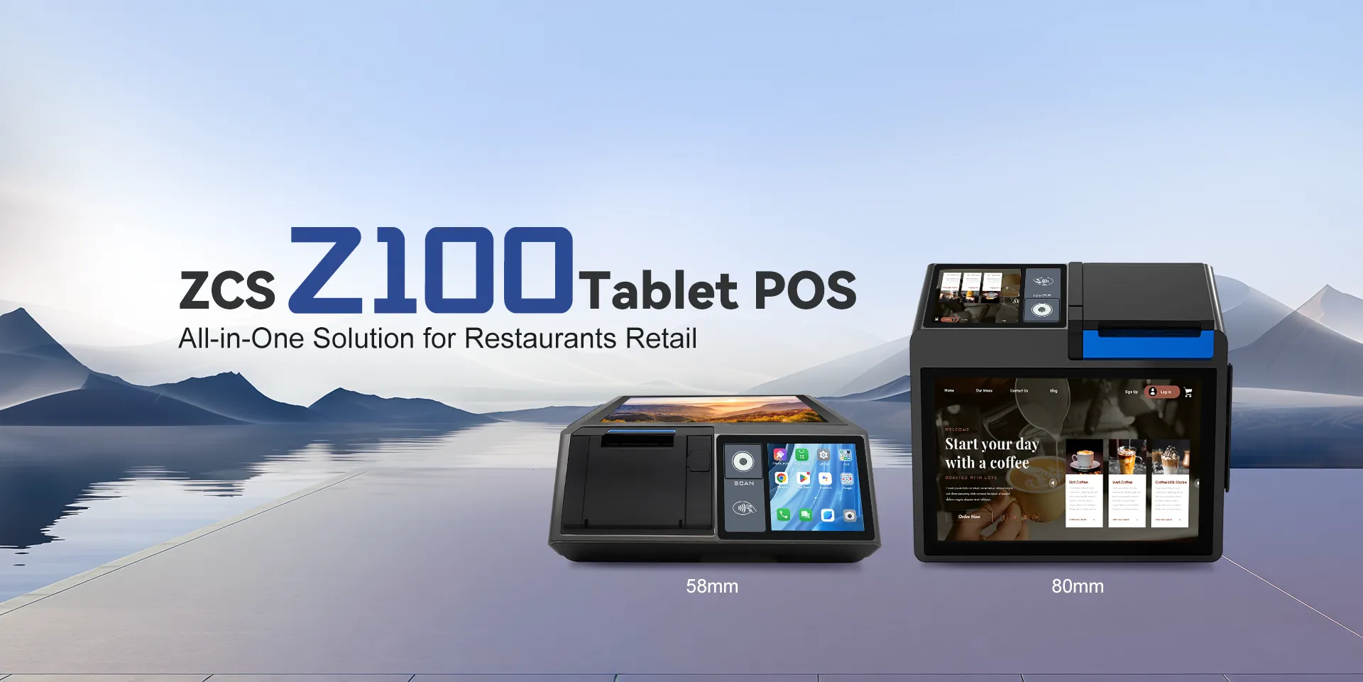 ZCS Z100 POS TABLET TERMINAL
