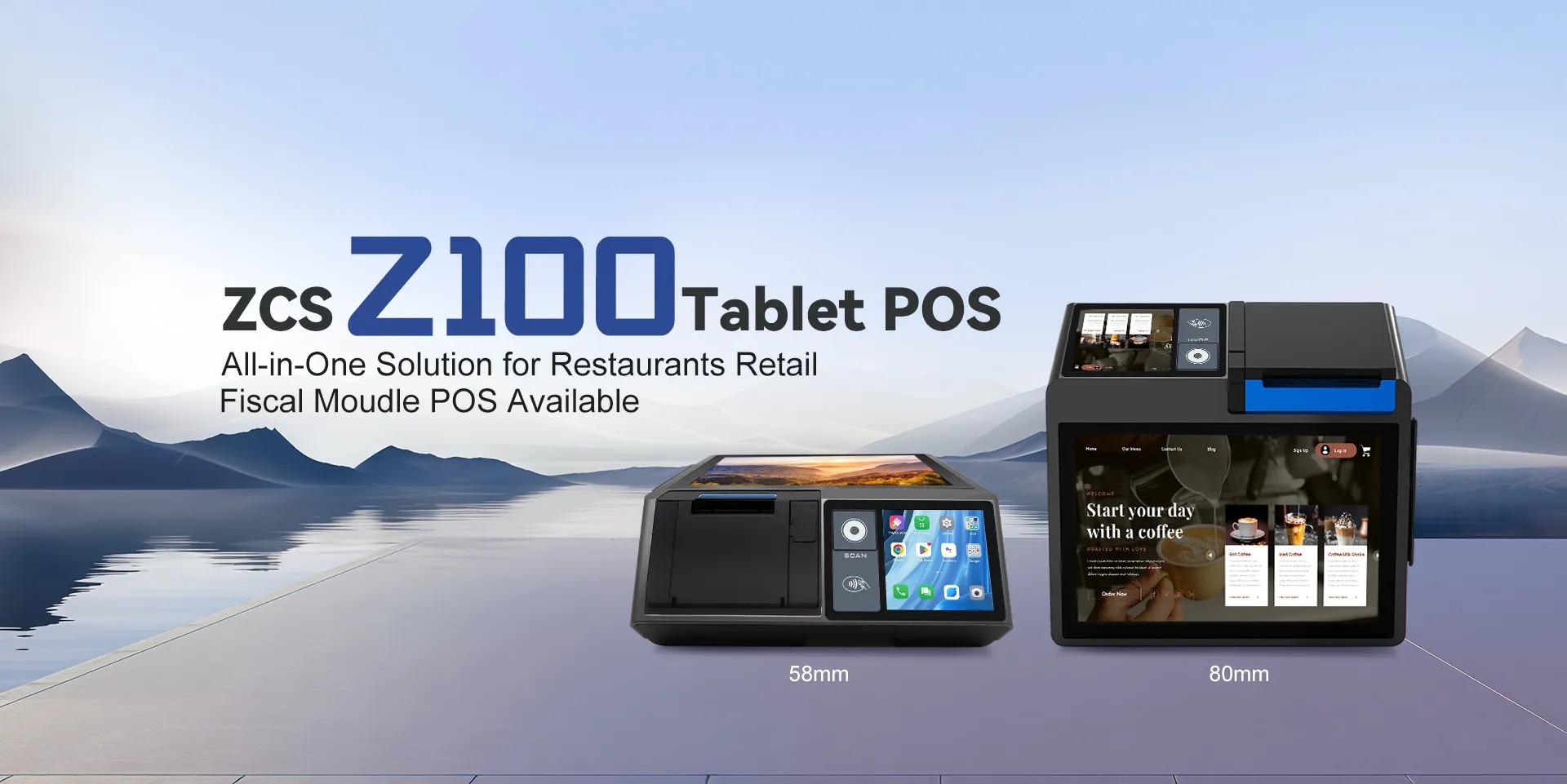ZCS Z100 POS TABLET TERMINAL