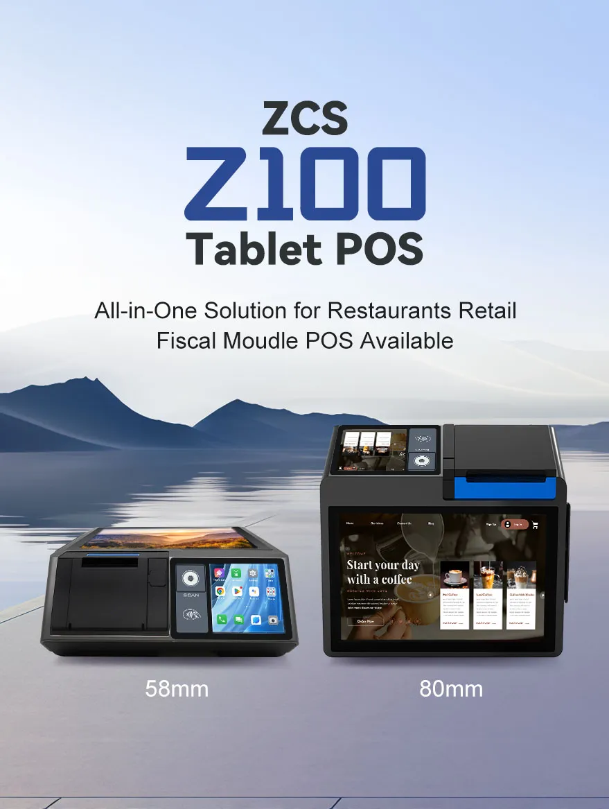 ZCS Z100 POS TABLET TERMINAL