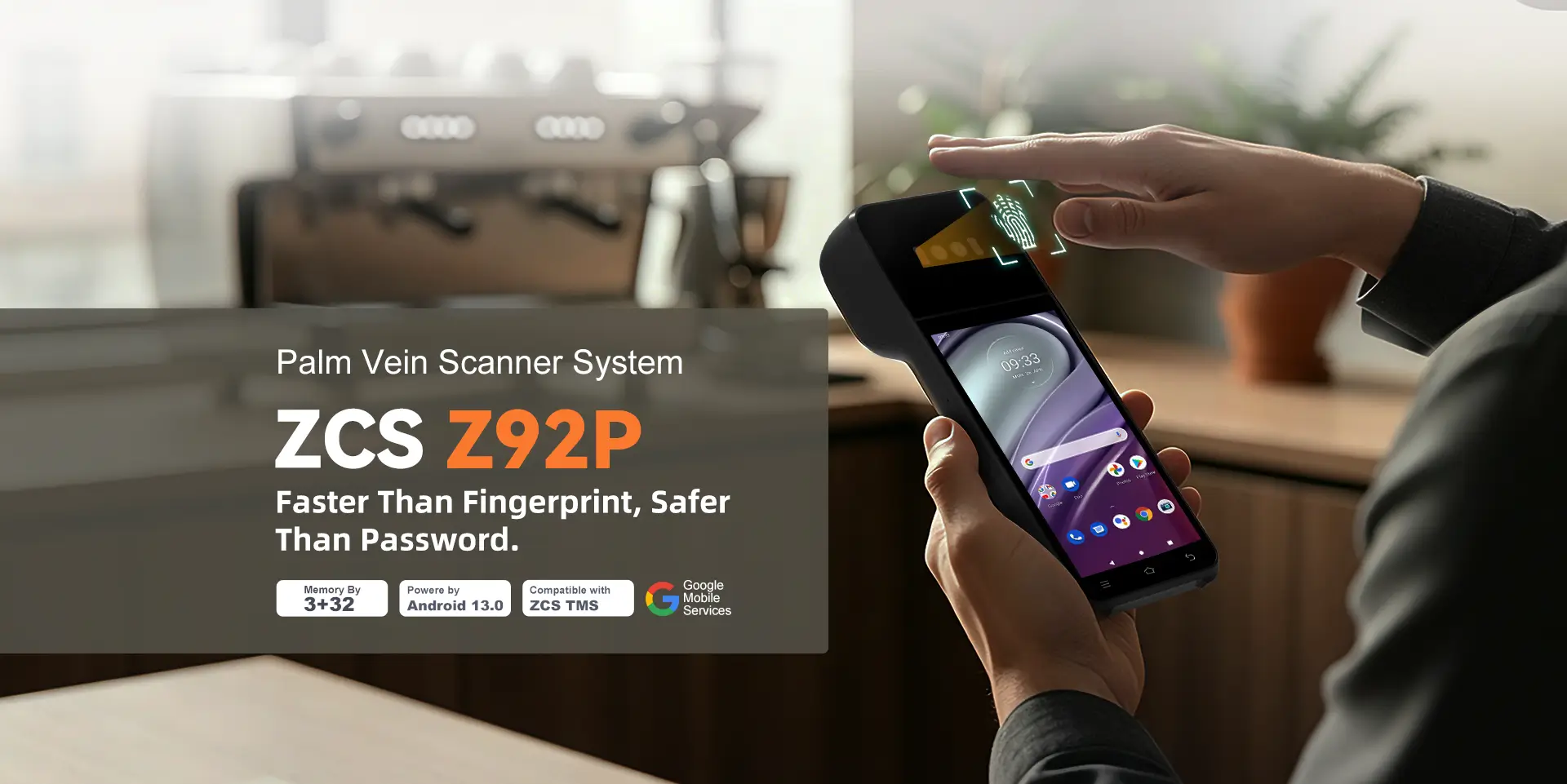 Palm Vein Scanner​ POS Z92P