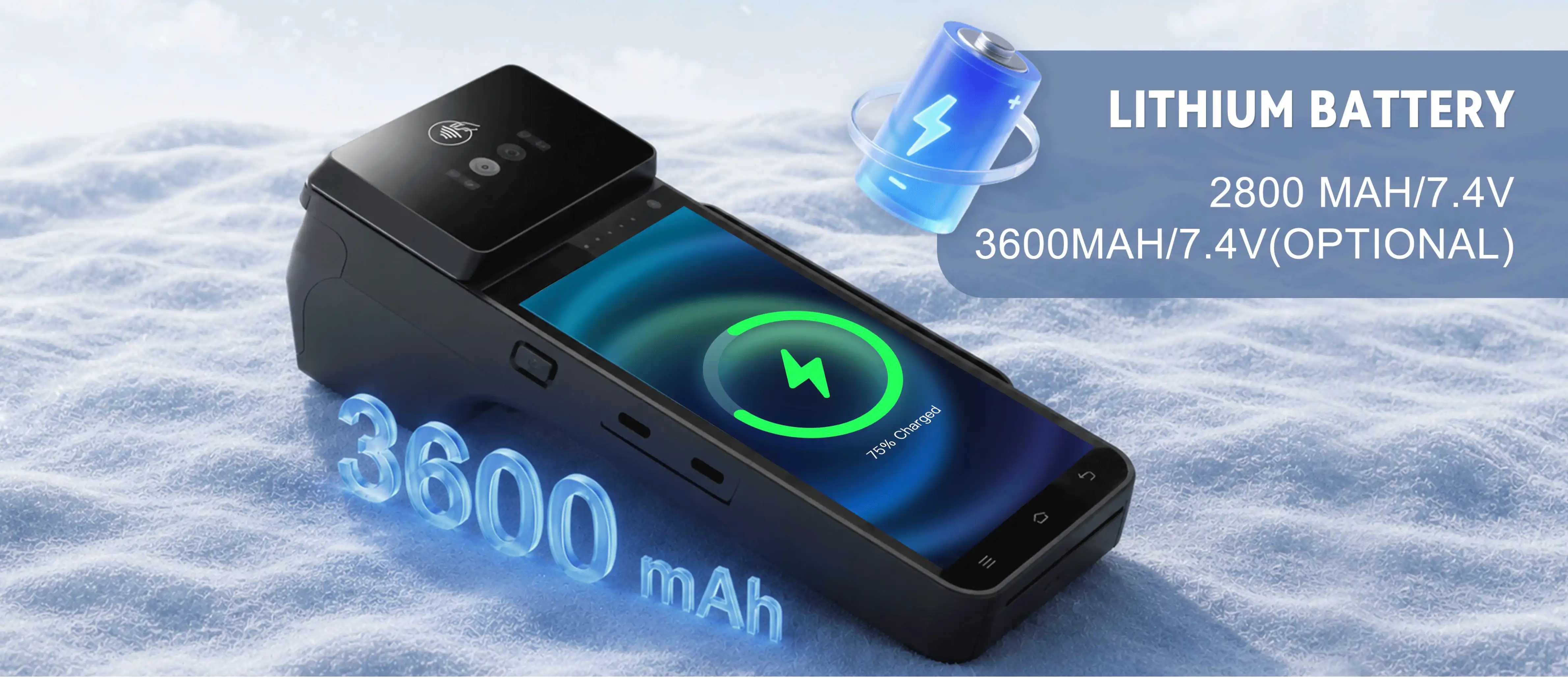 Z90NP smart payment terminal with 3600mAh long-lasting battery Z90NP smart payment terminal with 3600mAh long-lasting battery