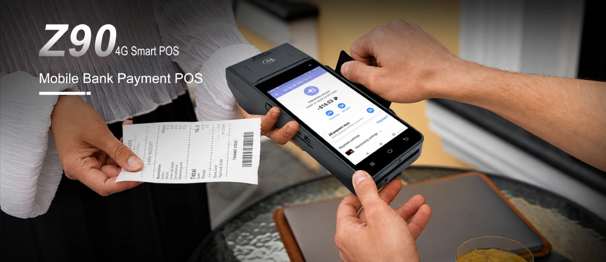 Z90 handheld smart POS terminal — PCI EMV certified payment device Z90 handheld smart POS terminal — PCI EMV certified payment device