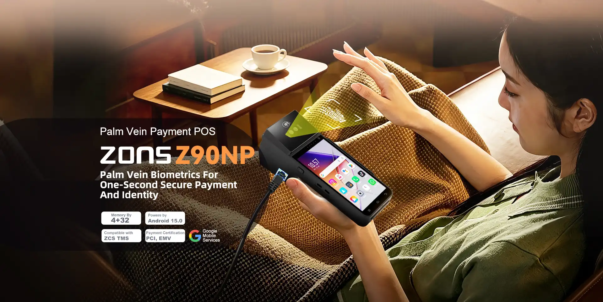 Z90NP Palm Vein Payment POS