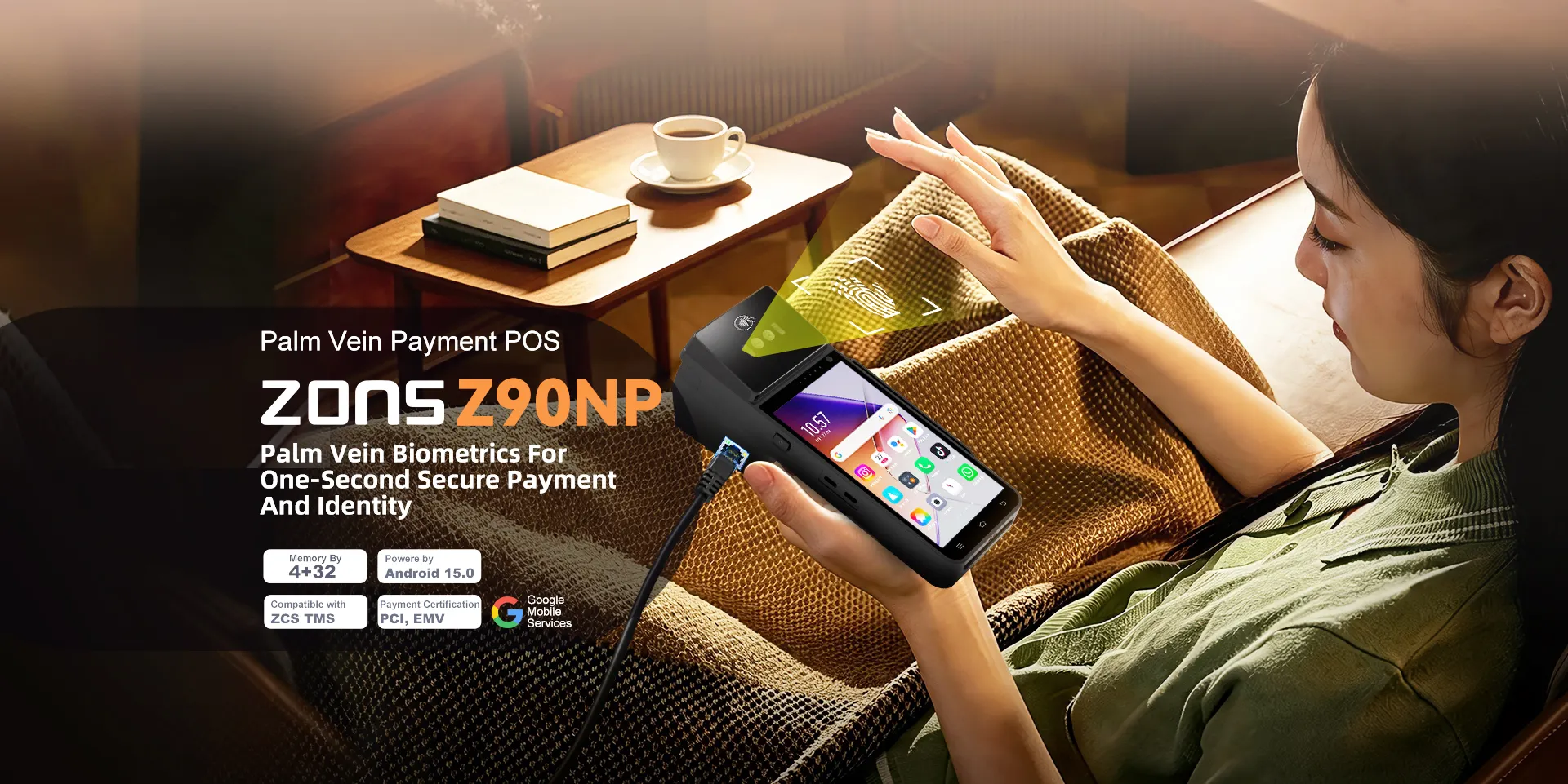Z90NP Palm Vein Payment POS