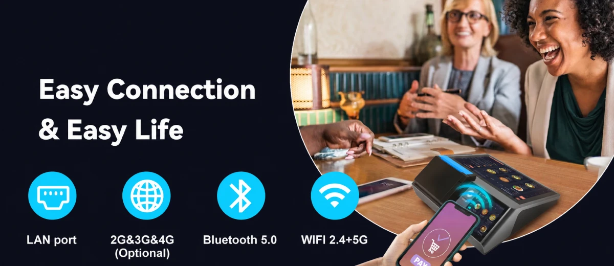 Different Connection Options of Z100 Cash Register POS Different Connection Options of Z100 Cash Register POS