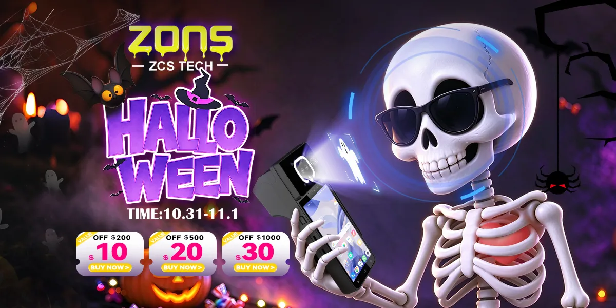 ZCS TECH Halloween Sale 2026: Unlock Spooktacular Savings on POS Solutions!
